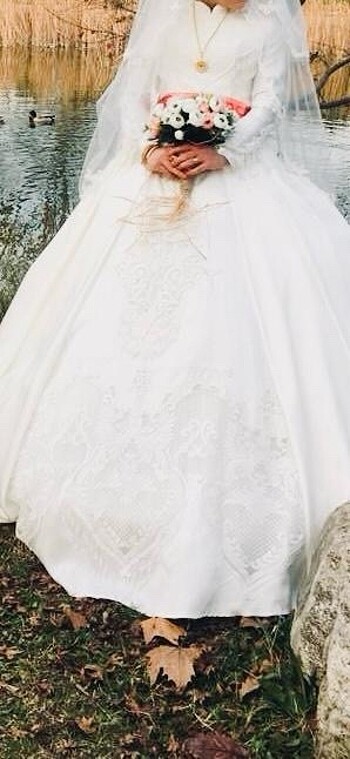 Gelinlik tesettür - Görsel 7