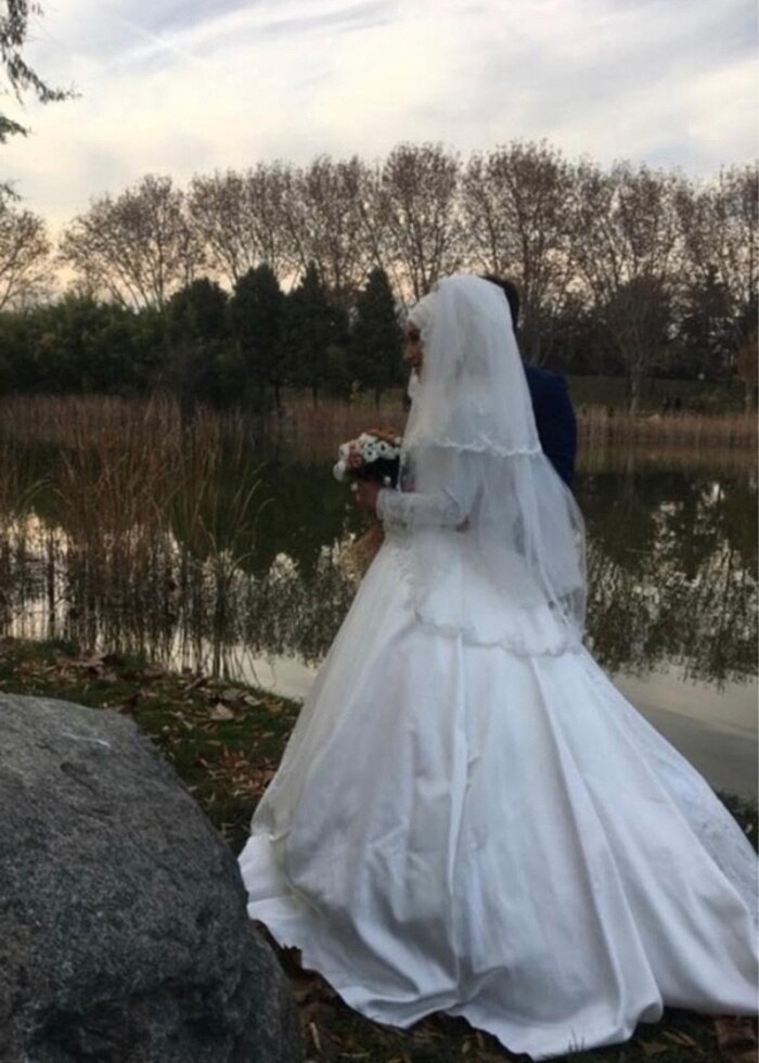 Gelinlik tesettür - Görsel 2