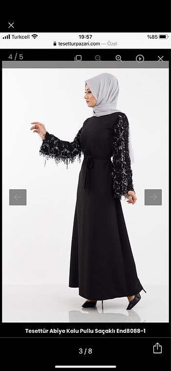 Abiye uzun elbise - Görsel 2