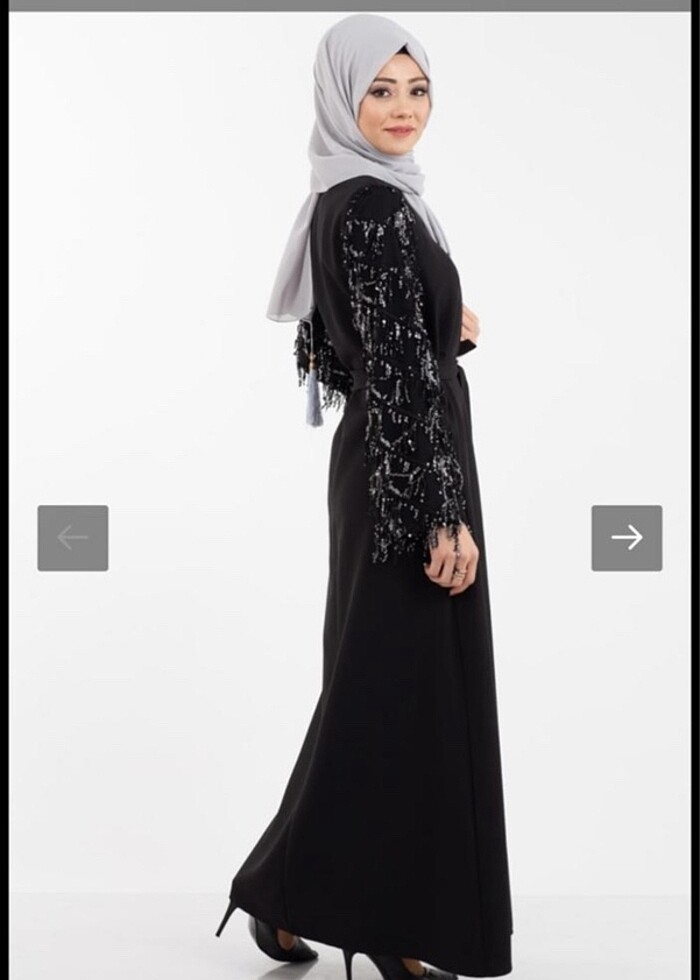 Abiye uzun elbise - Görsel 3