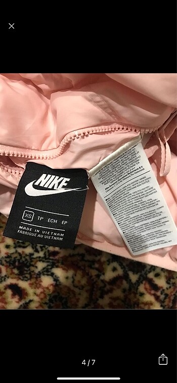 Nike orijinal çift yönlü mont - Görsel 4