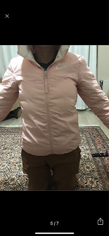 Nike orijinal çift yönlü mont - Görsel 5