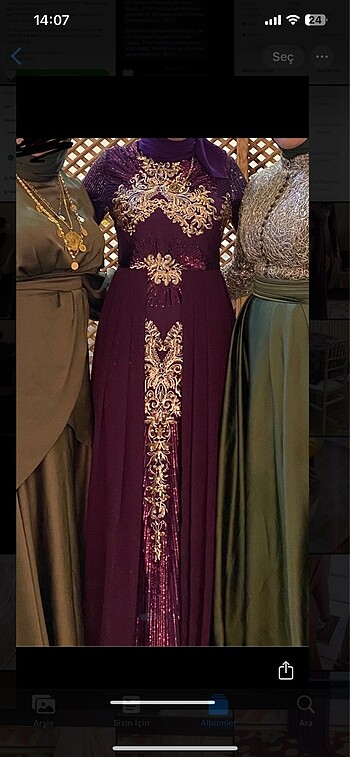 Tesettür Abiye elbise - Görsel 7