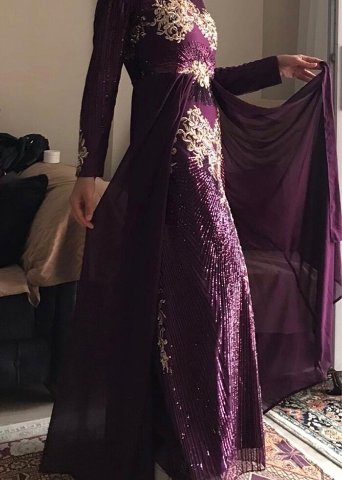 Tesettür Abiye elbise - Görsel 3