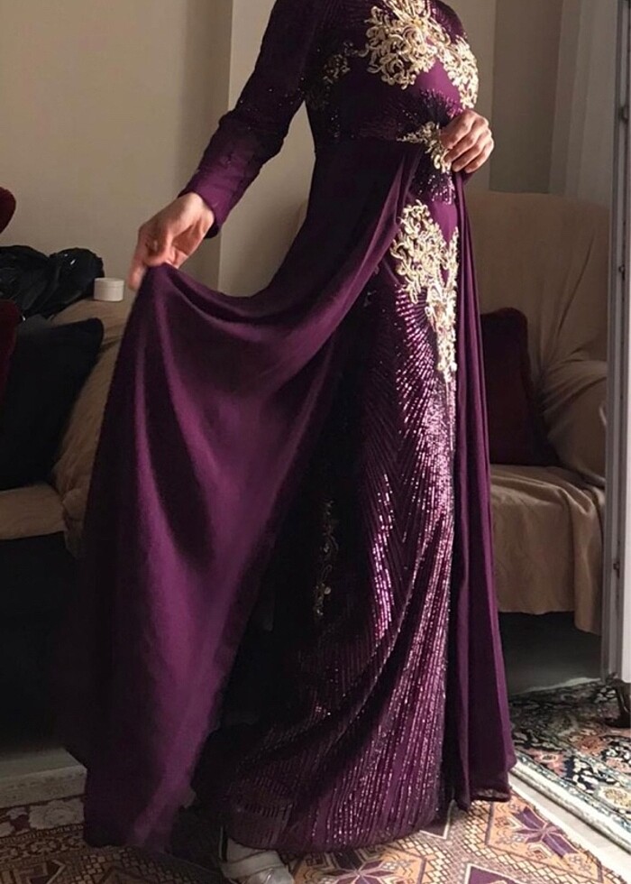 Tesettür Abiye elbise - Görsel 4