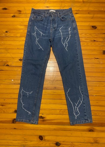 Mavi BAGGY Fit Denim çocuk Pantolon 14 yaş