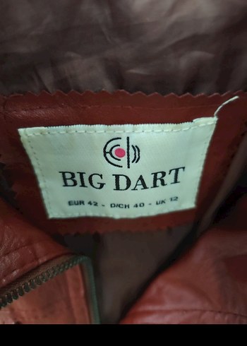 42 Beden Kadın Bordo Deri Biker Ceket