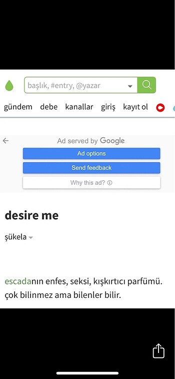  Beden Renk Escada Desire Me