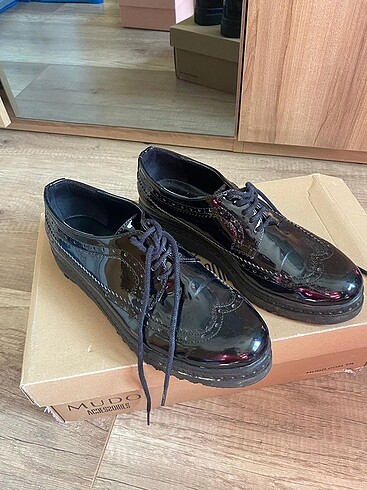 36 Beden siyah Renk Oxford ayakkabı loafer