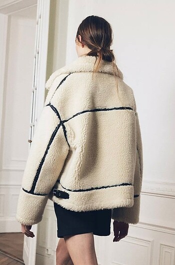 s Beden ZARA Teddy Biker Mont