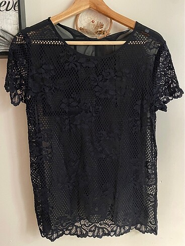 İntimissini dantel şifon bluz