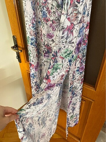 H&M H&M çiçek desenli uzun elbise