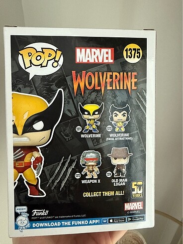 Beden Renk Funko Exclusive Wolverine