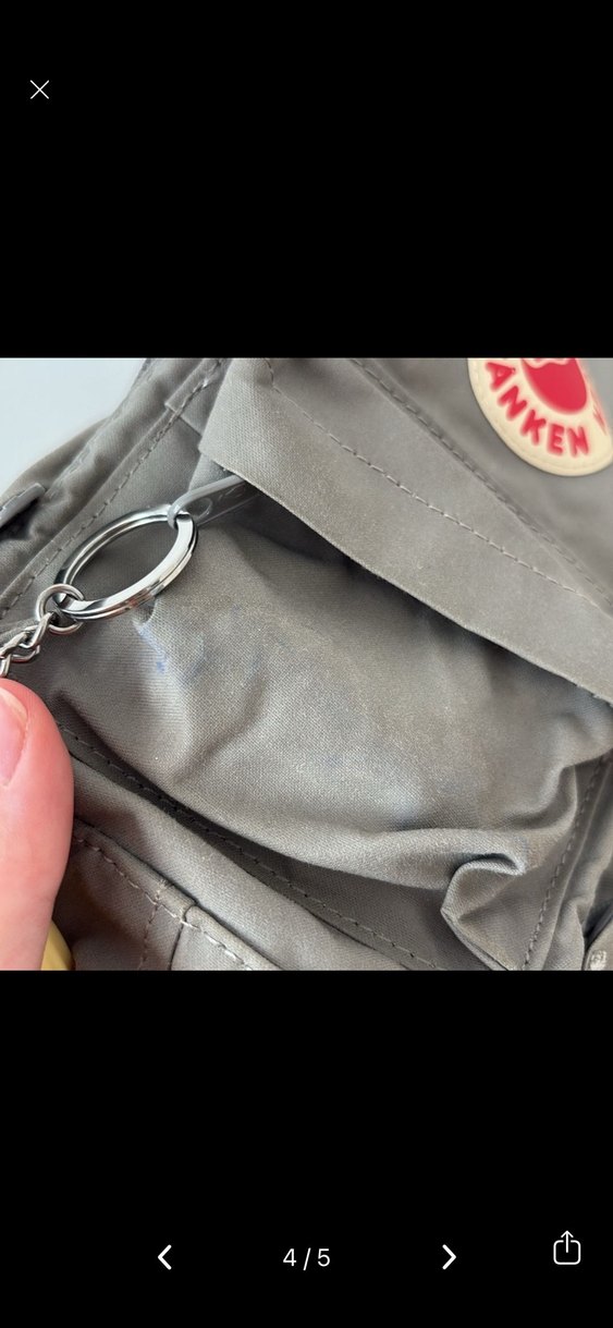 Gri mini kanken çanta - Görsel 4