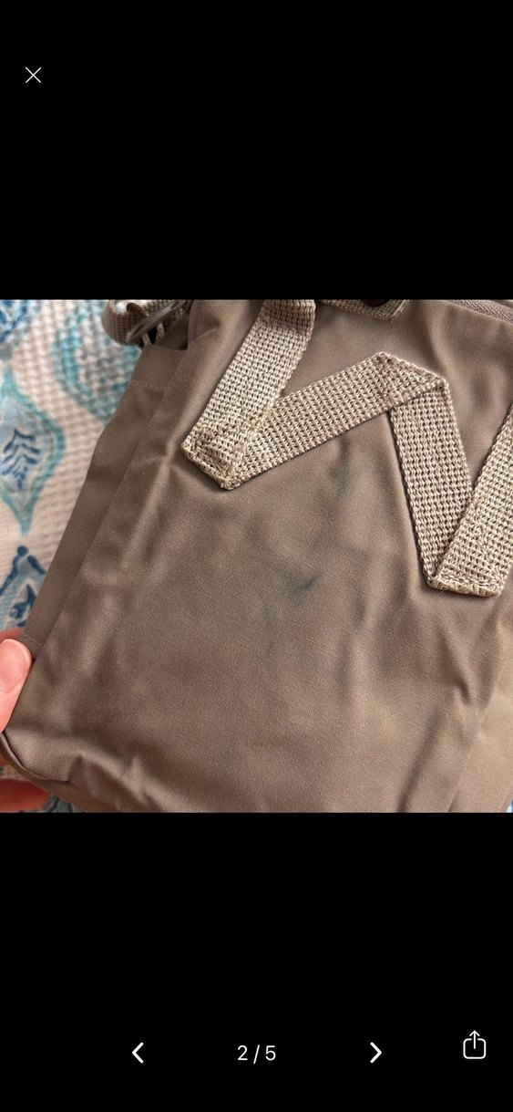 Gri mini kanken çanta - Görsel 2