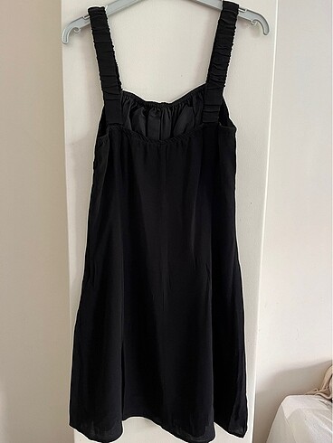 Siyah yazlık elbise - Görsel 5