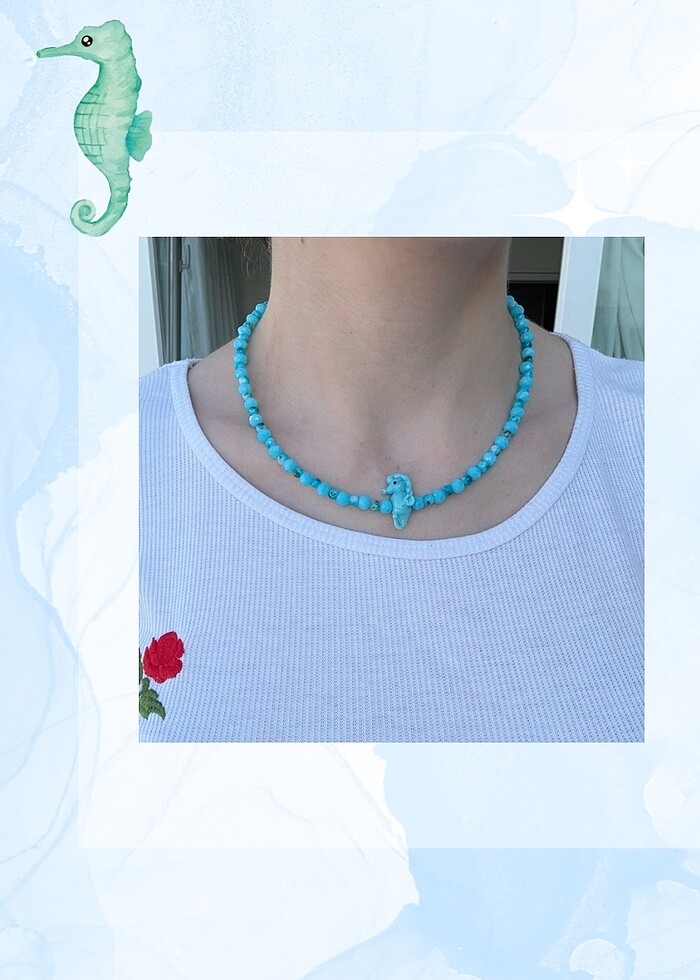 Deniz zerafeti kolye - Görsel 3