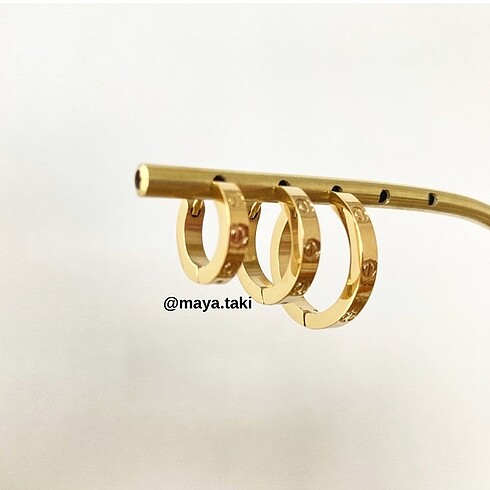 Cartier 3lü Küpe