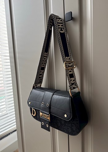 Christian Dior Siyah Deri Çanta - Görsel 2