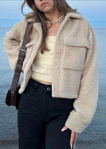 H&M Peluş Ceket - Görsel 6