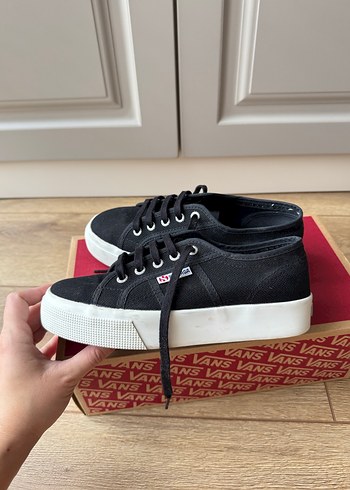 Superga Kalın Tabanlı Spor Ayakkabı - Görsel 4