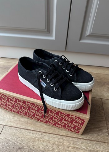 Superga Kalın Tabanlı Spor Ayakkabı - Görsel 3