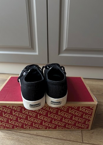 Superga Kalın Tabanlı Spor Ayakkabı - Görsel 5