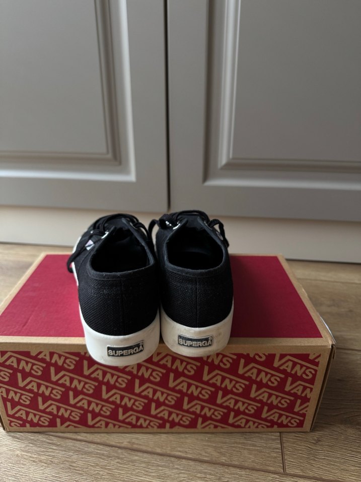 Superga Kalın Tabanlı Spor Ayakkabı - Görsel 5