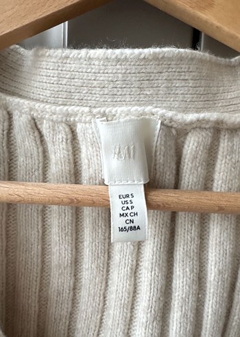 Beyaz V Yaka Kadın Kazak - Görsel 5