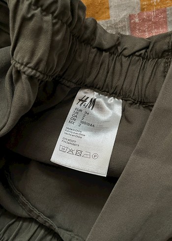 H&M Yüksek Bel Haki Şort