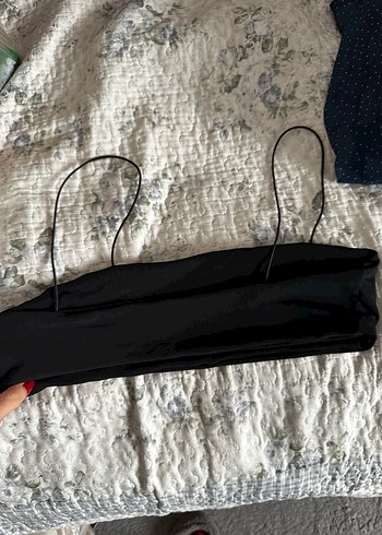 Diğer Siyah İnce Askılı Kadın Bralet