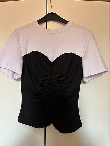 Drape detaylı bluz