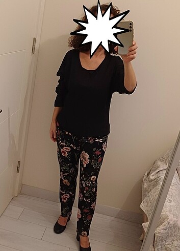 l Beden H&M 40 Beden Kullanilmamis Pantolon
