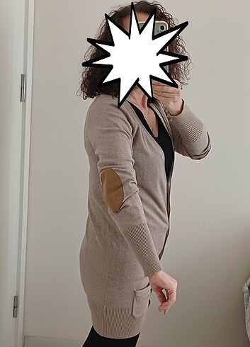 Zara Zara L Beden Koton Uzun Hirka