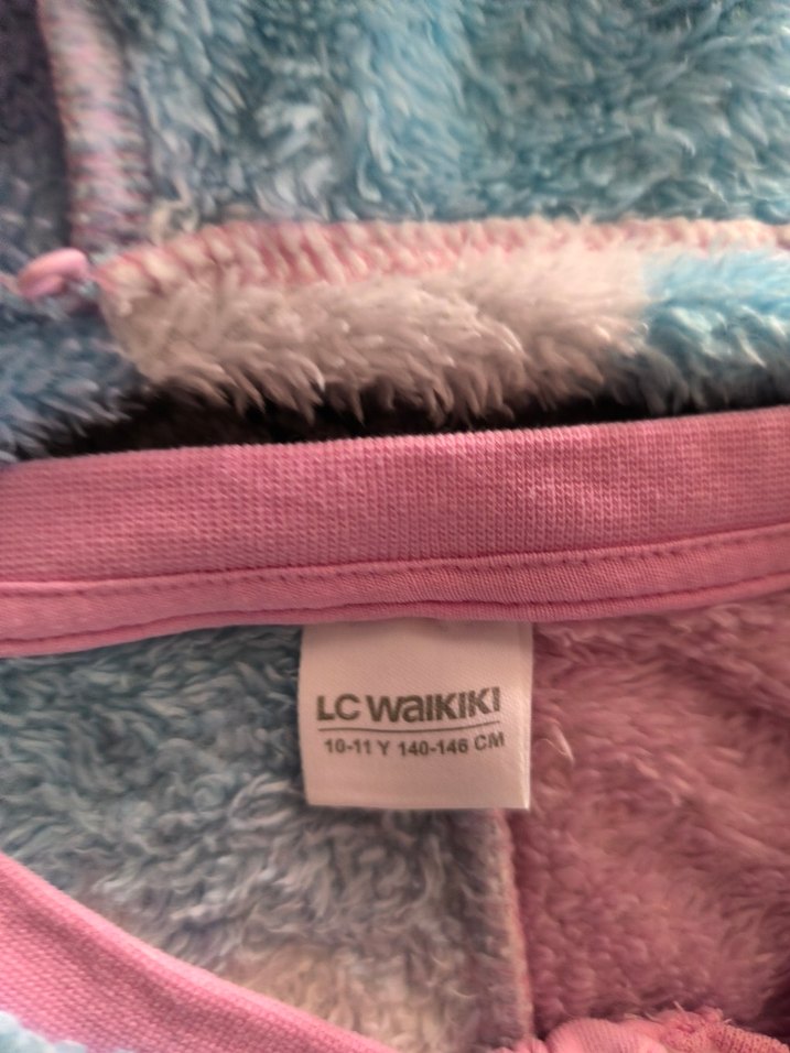 Kız Çocuk Pastel Renkli Uzun Kollu Polar Tulum - Görsel 2