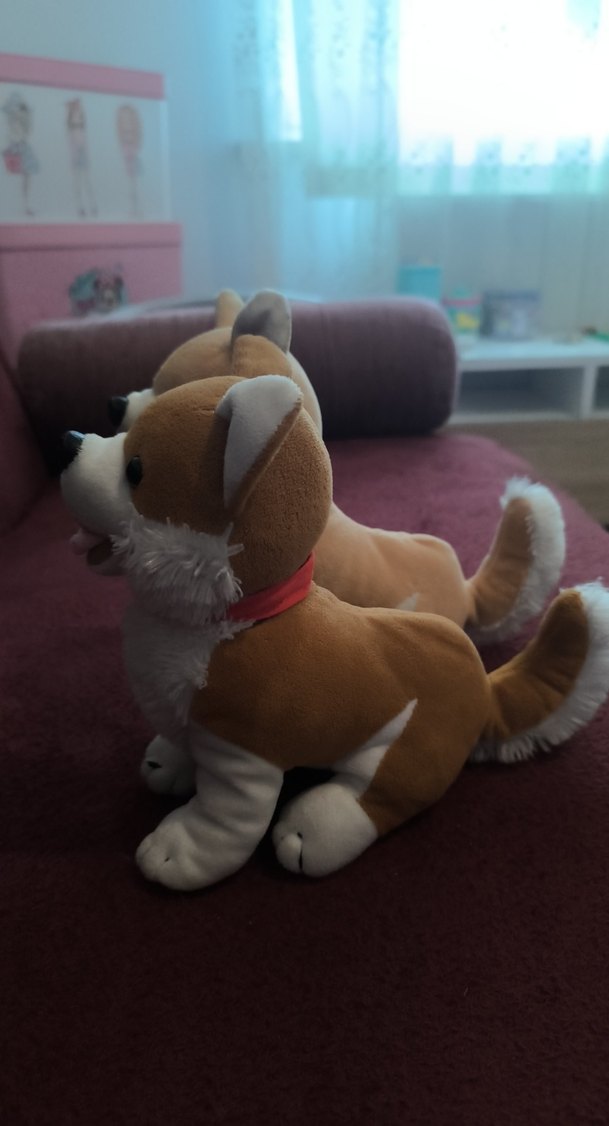 sarı-kahverengi Peluş Köpek Oyuncaklar - Görsel 4