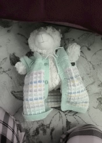 Beyaz Peluş Ayıcık Oyuncak - Görsel 4