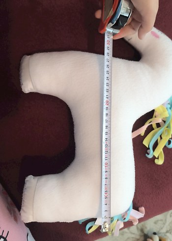 Pastel Renkli Peluş At Oyuncak - Görsel 4