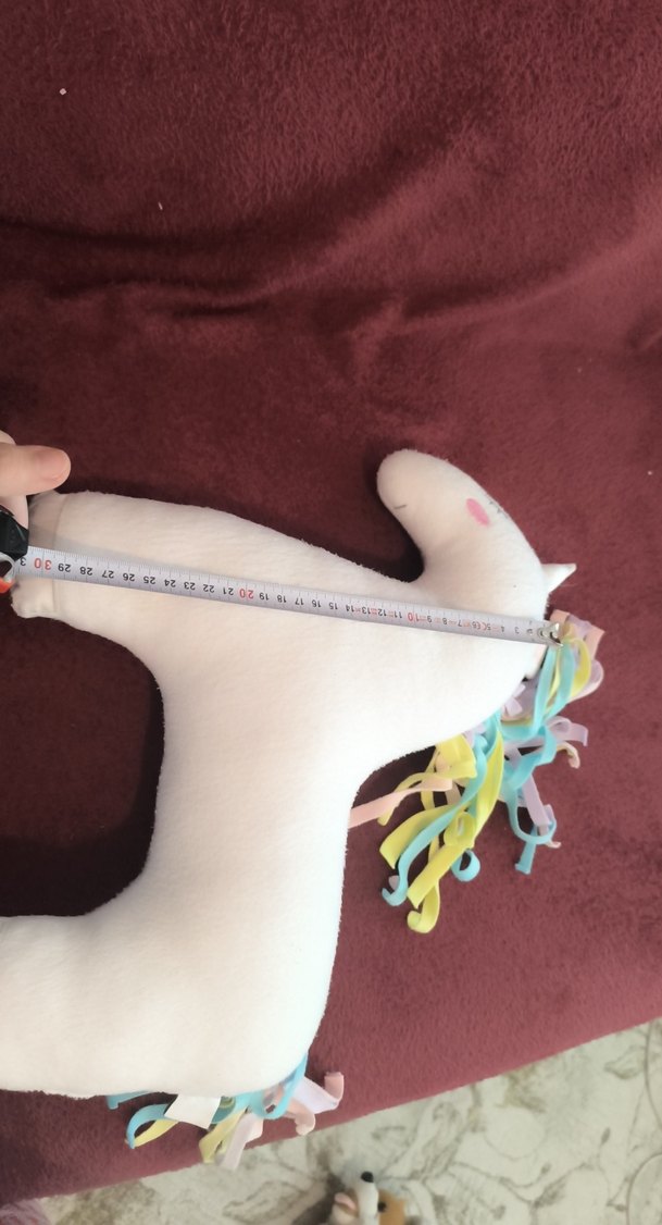 Pastel Renkli Peluş At Oyuncak - Görsel 5