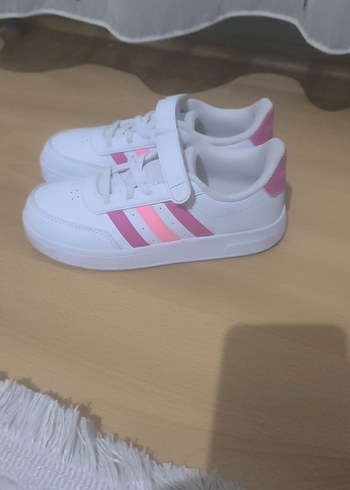 Kız Çocuk Pembe Cırtlı Spor Ayakkabı - Görsel 4