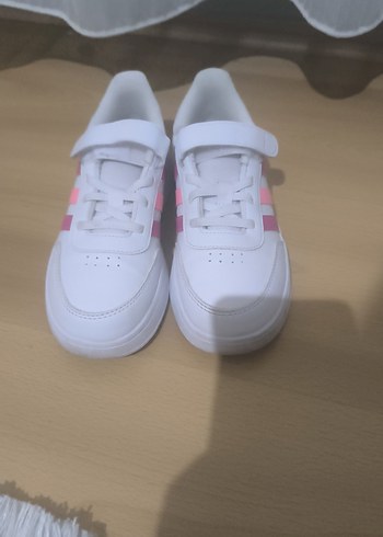 Kız Çocuk Pembe Cırtlı Spor Ayakkabı - Görsel 3