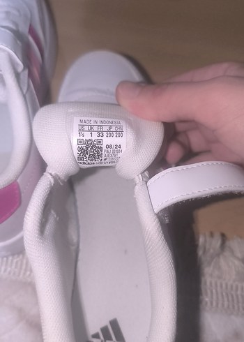 Kız Çocuk Pembe Cırtlı Spor Ayakkabı - Görsel 7