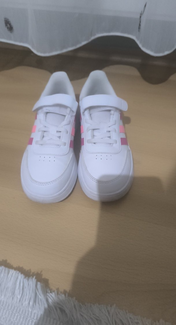 Kız Çocuk Pembe Cırtlı Spor Ayakkabı - Görsel 3