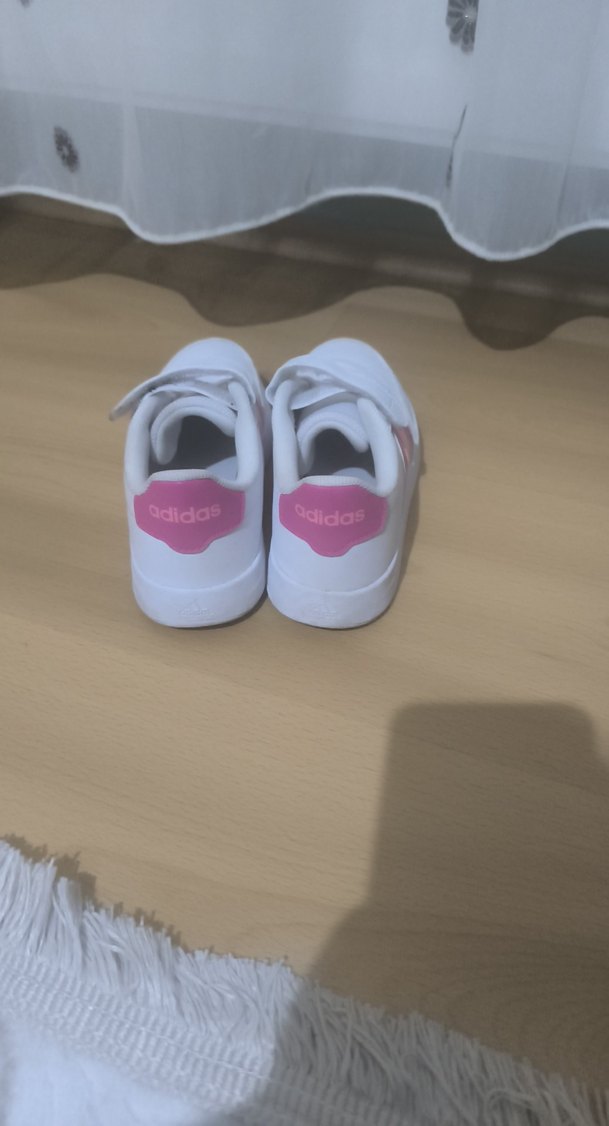 Kız Çocuk Pembe Cırtlı Spor Ayakkabı - Görsel 5