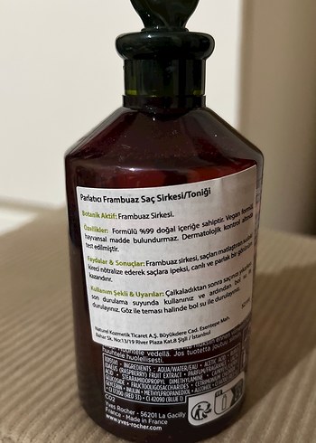 Yves Rocher Yves Rocher Parlaklık Veren Ahududu Sirkesi Saç Losyonu