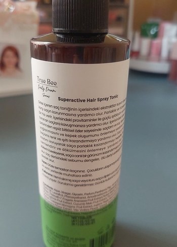 True Bee Saç Spreyi Tonik 250 ml - Görsel 2