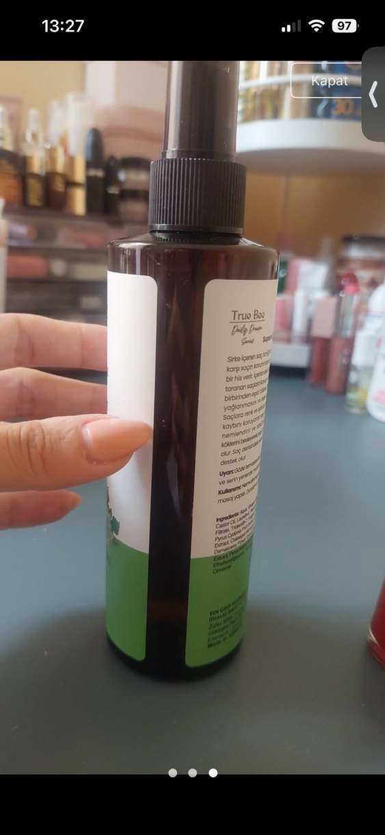 True Bee Saç Spreyi Tonik 250 ml - Görsel 3