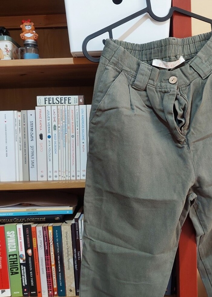 Haki havuç pantolon - Görsel 2