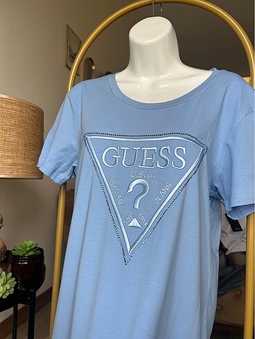 xl Beden mavi Renk Guess tişört