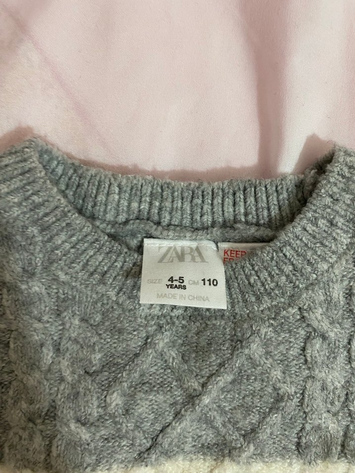 Zara gömlekli süveter - Görsel 3